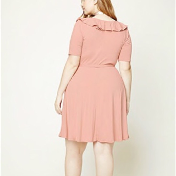 Last one (2X)➕Pink Ruffled Dress - Picture 4 of 5